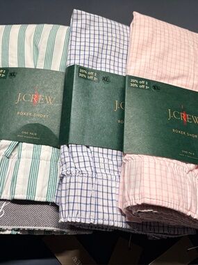 3x J.Crew Men's Boxers XL
